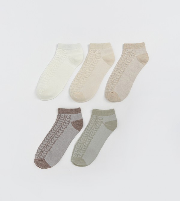 LC Waikiki Socks - Beige Ankle Length Socks