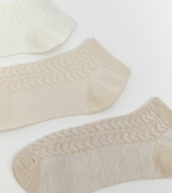 LC Waikiki Socks - Beige Ankle Length Socks