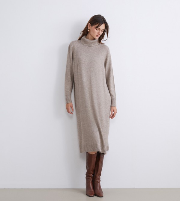 LC Waikiki LC Waikiki - Beige Midi Dresses