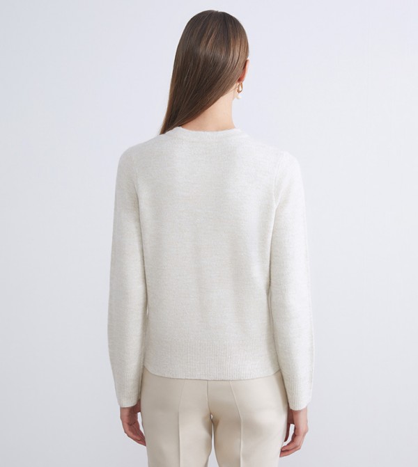 اٍل سي واي كيكي  سترات و كارديغانات - أوف وايت كارديغانات