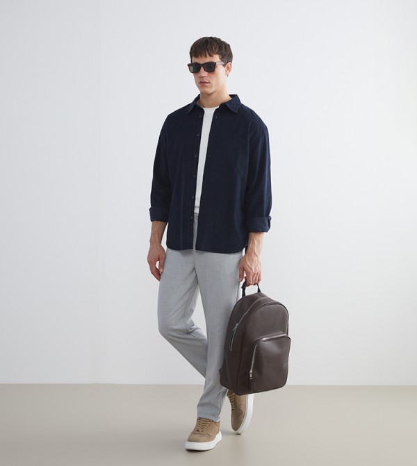 LC Waikiki  Shirts - Navy Long Sleeves