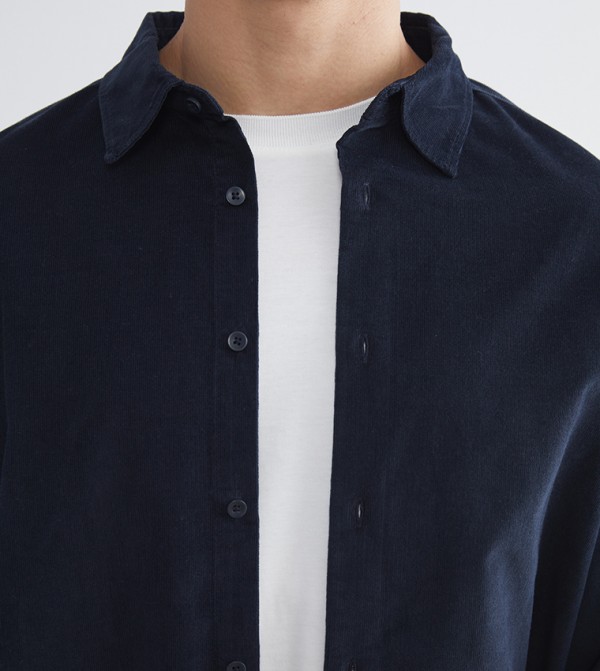 LC Waikiki  Shirts - Navy Long Sleeves