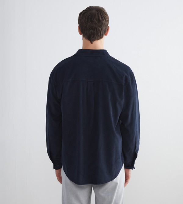 LC Waikiki  Shirts - Navy Long Sleeves