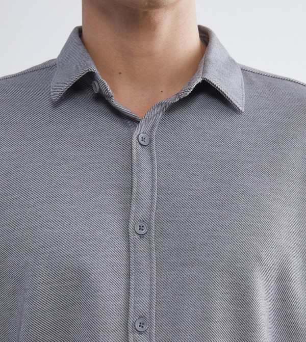 LC Waikiki  Shirts - Grey Long Sleeves