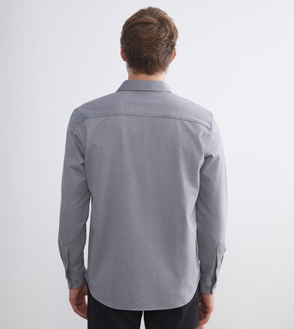 LC Waikiki  Shirts - Grey Long Sleeves