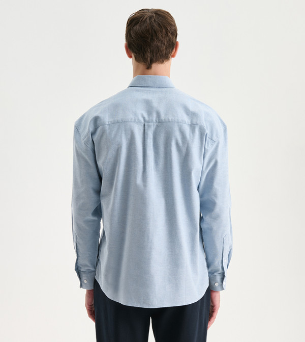 LC Waikiki Shirts - Blue Long Sleeves