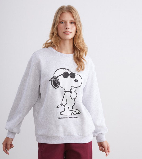 LC Waikiki Clothing - Grey Sweatshirts