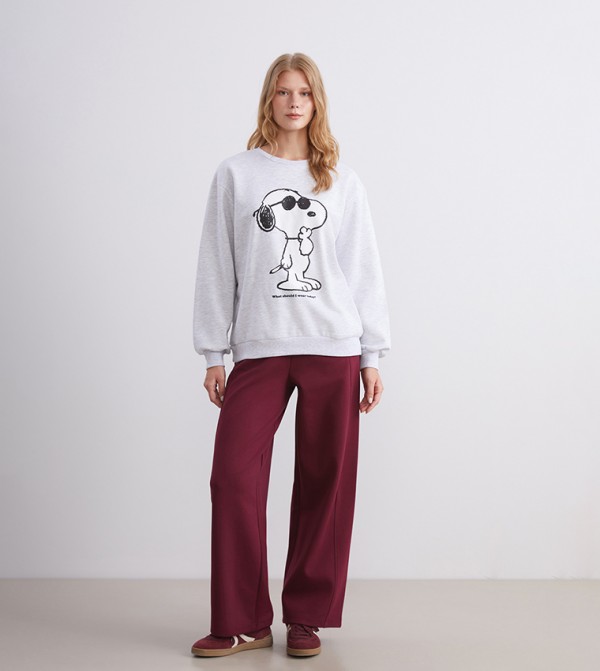 LC Waikiki Clothing - Grey Sweatshirts