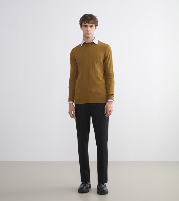 LC Waikiki  Clothing - Brown Turtle neck Sweaters