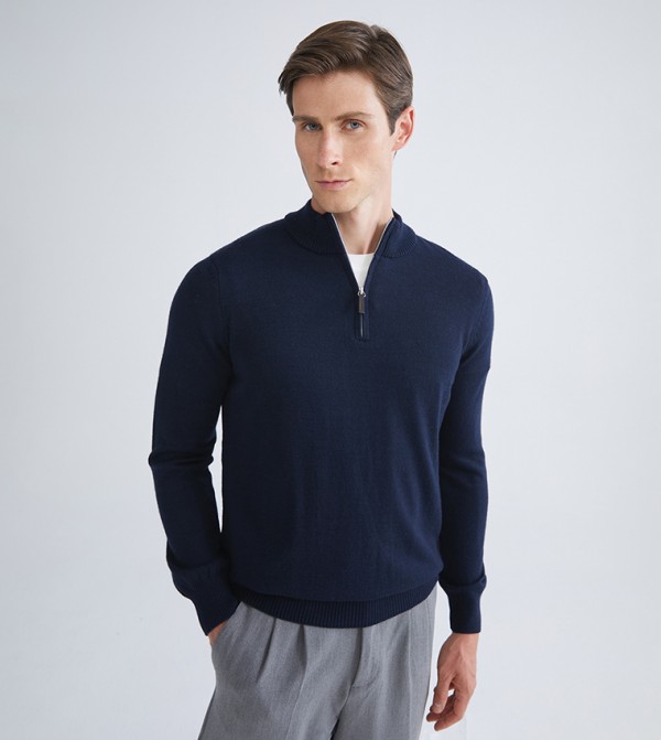 اٍل سي واي كيكي ملابس - كحلي Sweaters