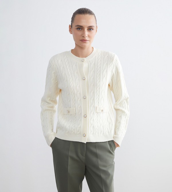 LC Waikiki LC Waikiki - Ecru Cardigans