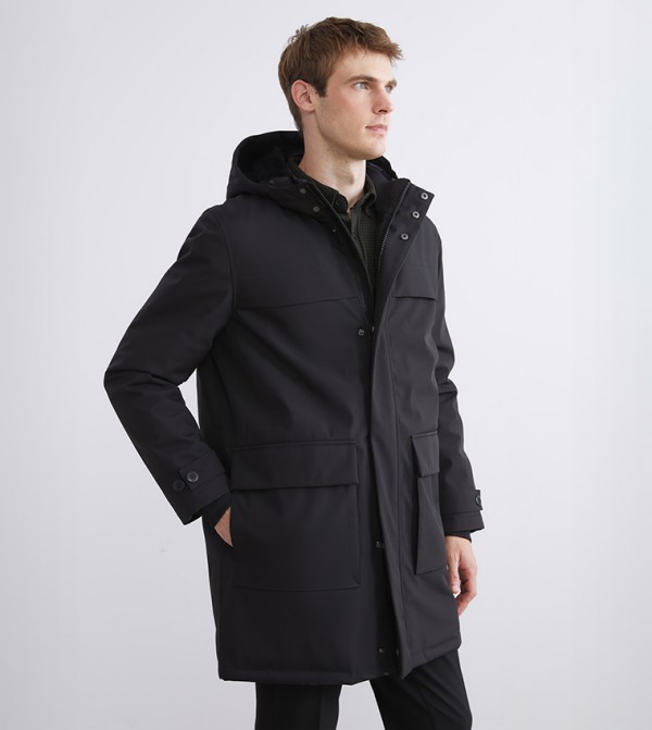 LC Waikiki  Overcoats - Black Overcoats