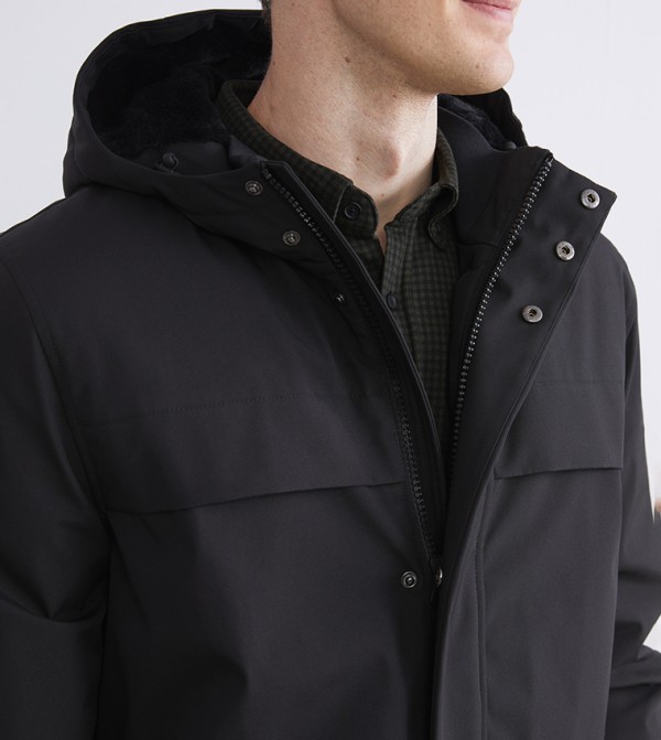 LC Waikiki  Overcoats - Black Overcoats