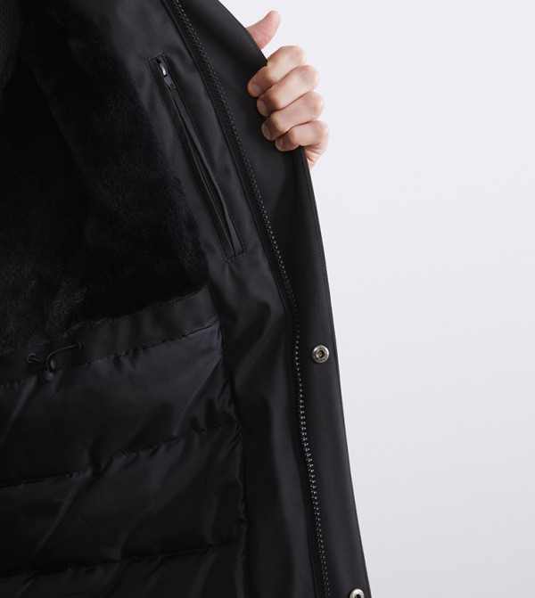 LC Waikiki  Overcoats - Black Overcoats