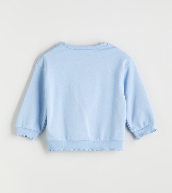 LC Waikiki  Winterwear & Outerwear - Light Blue Sweatshirts