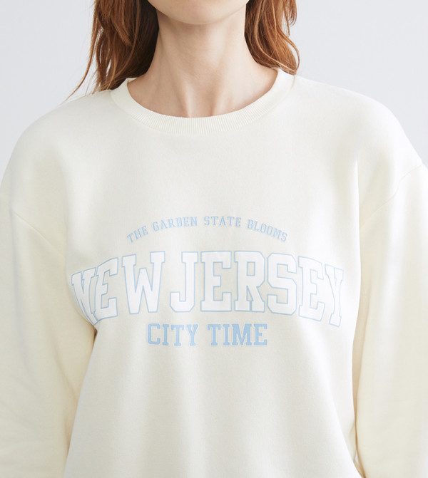 LC Waikiki  Hoodies & Sweatshirts - Cream Sweatshirts