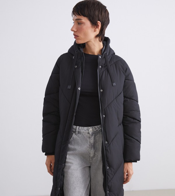 LC Waikiki LC Waikiki - Black Puffer & Quilted Jackets