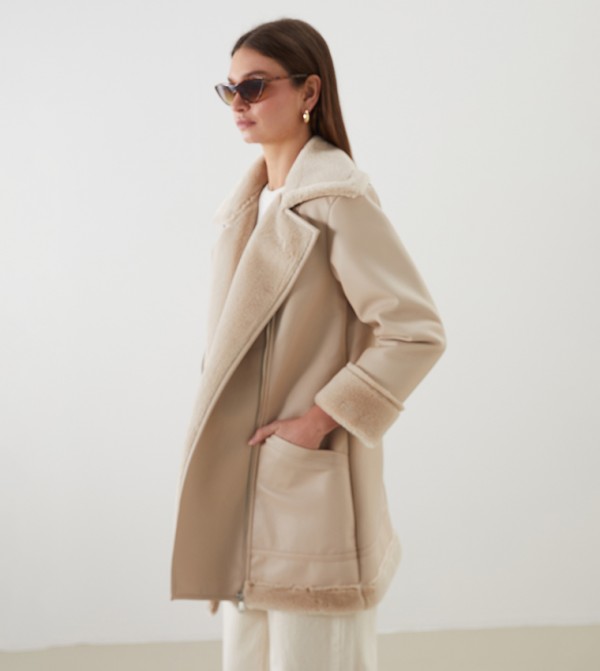 اٍل سي واي كيكي ﻦﺳﺍﺀ - بيج معاطف