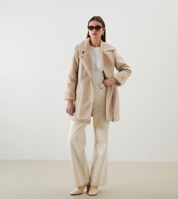 اٍل سي واي كيكي ﻦﺳﺍﺀ - بيج معاطف