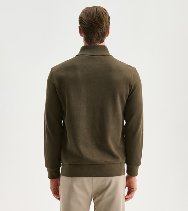 LC Waikiki  Hoodies & Sweatshirts - Khaki Sweatshirts