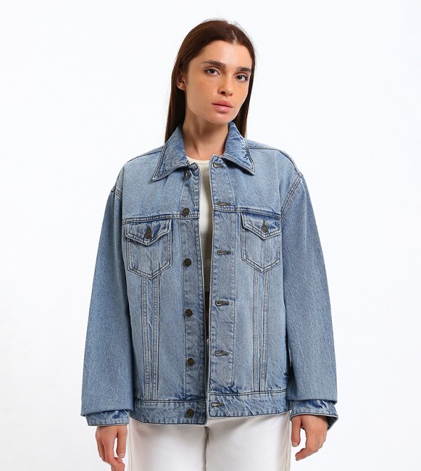 LC Waikiki LC Waikiki - Blue Denim Jackets