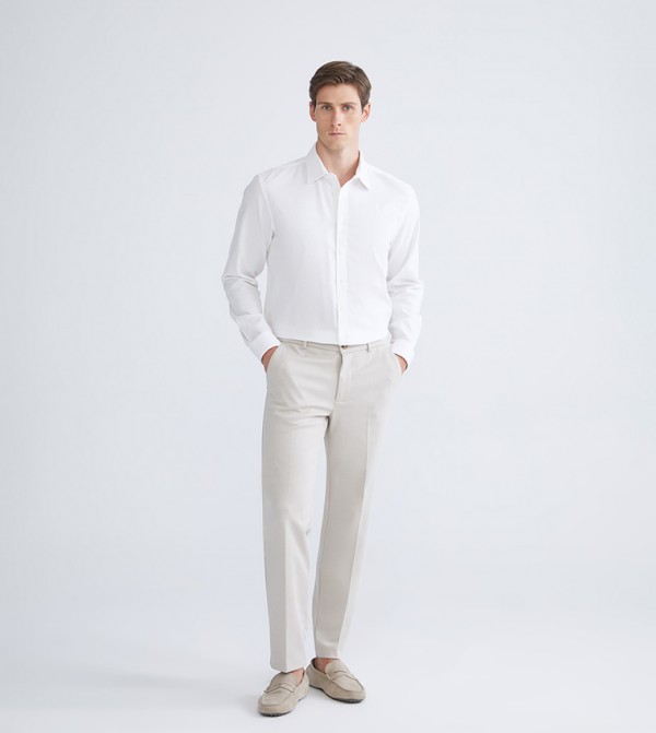 LC Waikiki  Formal Shirts - White Long Sleeves