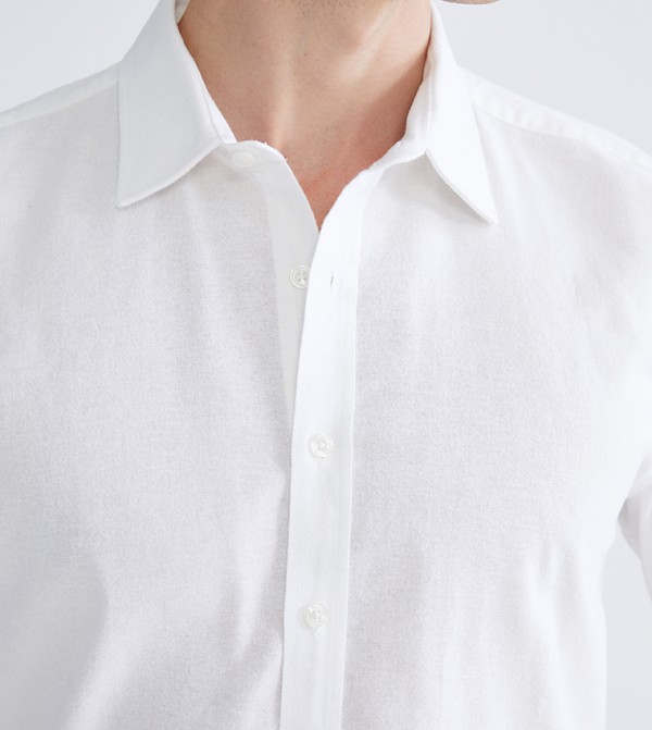 LC Waikiki  Formal Shirts - White Long Sleeves