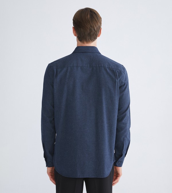 LC Waikiki  Shirts - Navy Long Sleeves