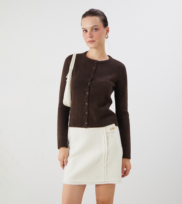 اٍل سي واي كيكي  سترات و كارديغانات - بني  كارديغانات