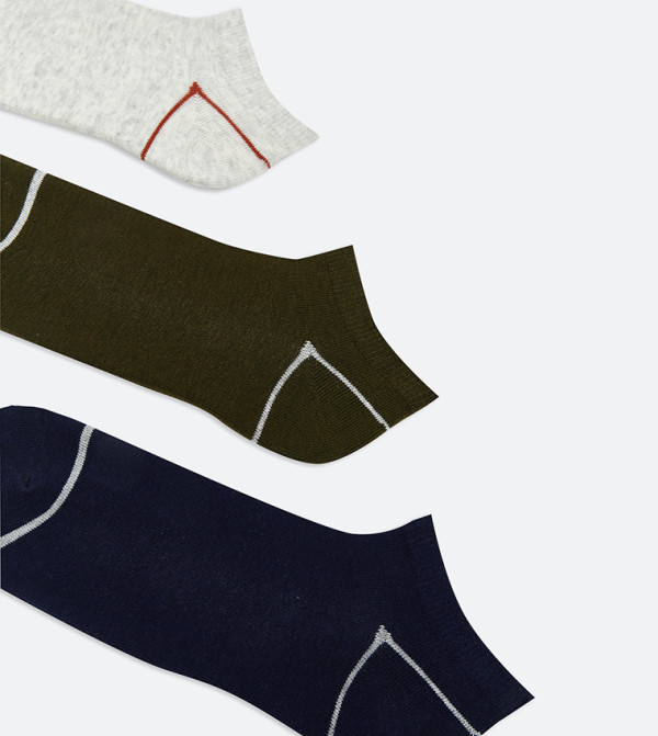 اٍل سي واي كيكي  جوارب للكاحل  - متعدد Ankle Length Socks