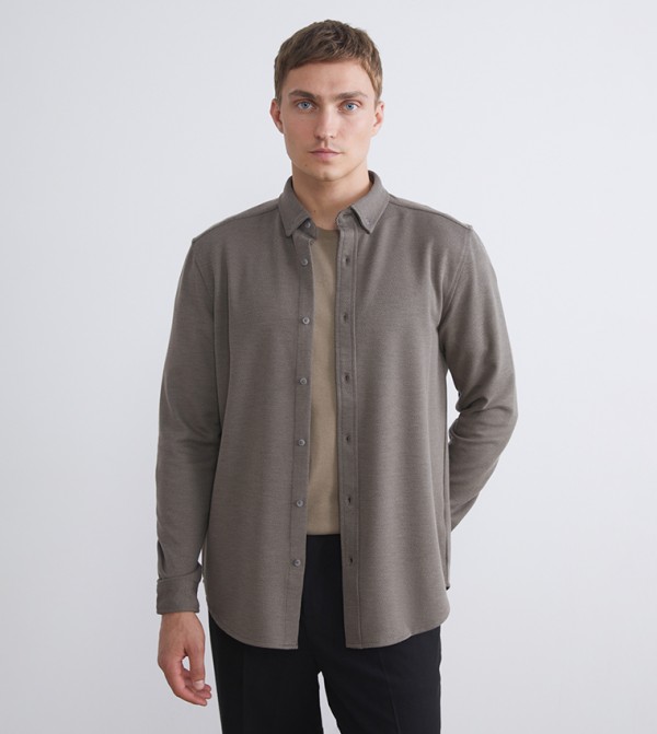 LC Waikiki Shirts - Light Green Long Sleeves