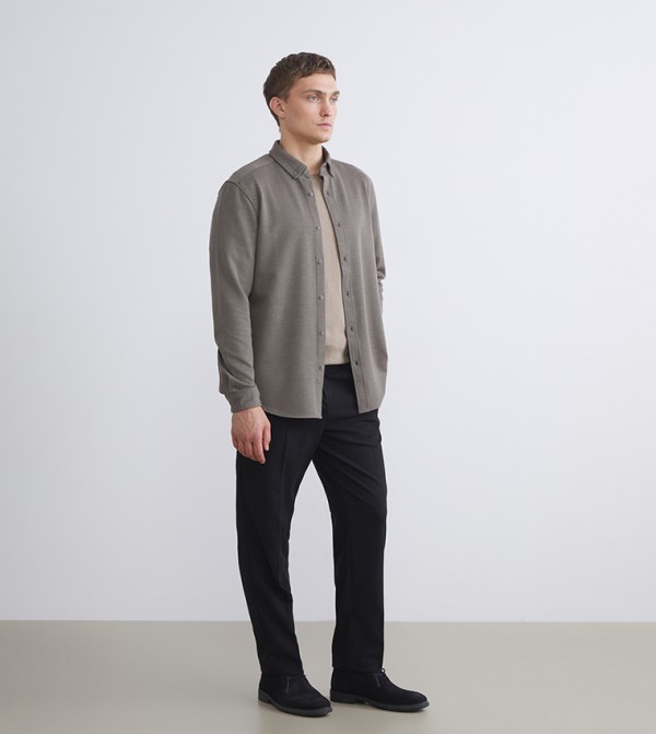 LC Waikiki Shirts - Light Green Long Sleeves