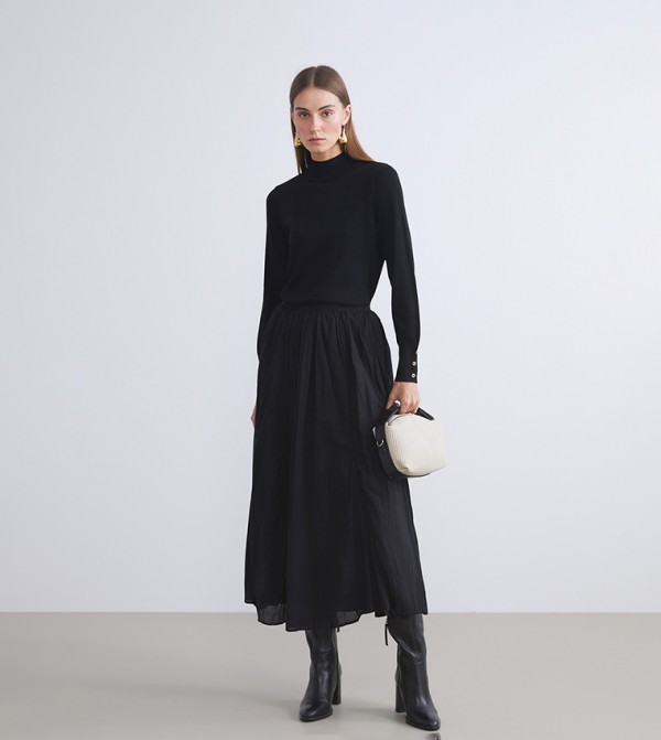 LC Waikiki LC Waikiki - Black Turtle neck Sweaters