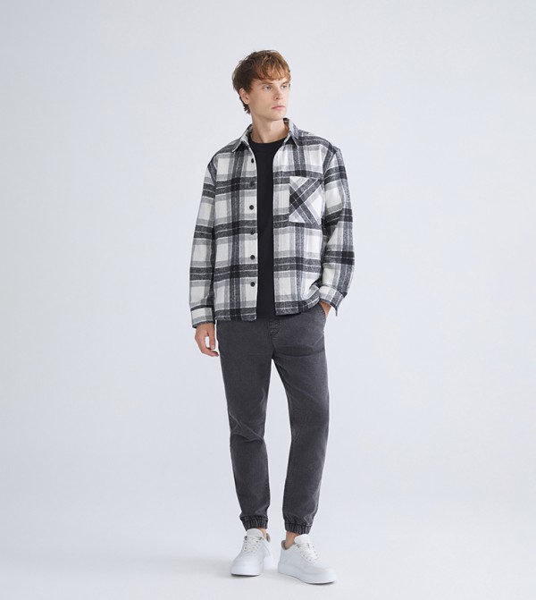 LC Waikiki Shirts - Black Long Sleeves