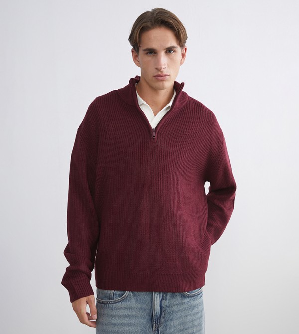 LC Waikiki  Sweaters & Cardigans - Red Sweaters