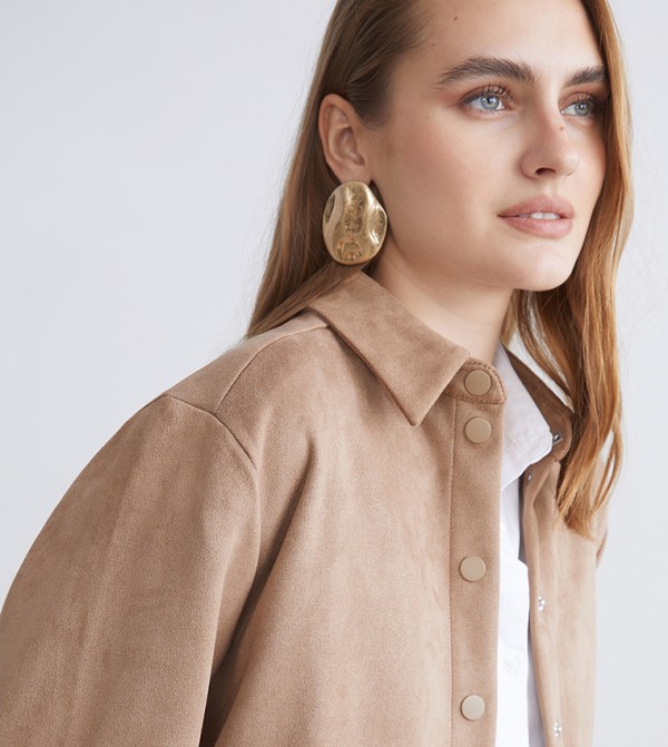 اٍل سي واي كيكي  بلوزات - بني فاتح قمصان