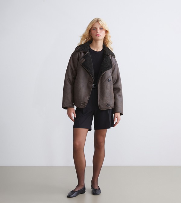 LC Waikiki  Jackets & Coats - Brown Casual Jackets