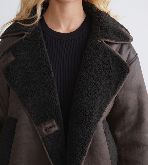 LC Waikiki  Jackets & Coats - Brown Casual Jackets