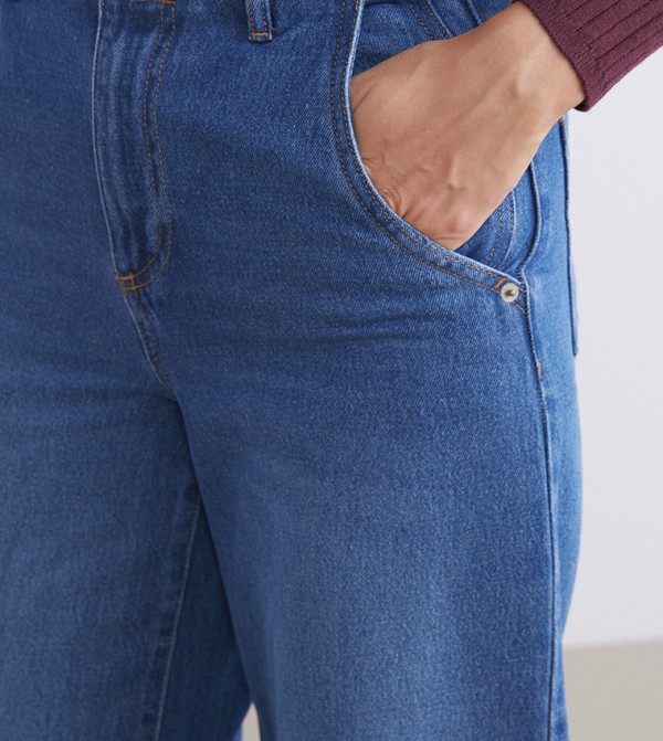 LC Waikiki Jeans - Blue Wide Leg Jeans