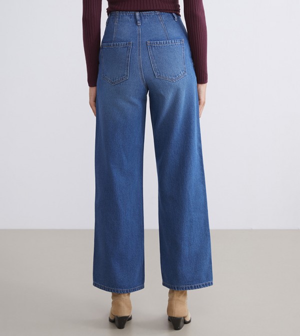 LC Waikiki Jeans - Blue Wide Leg Jeans