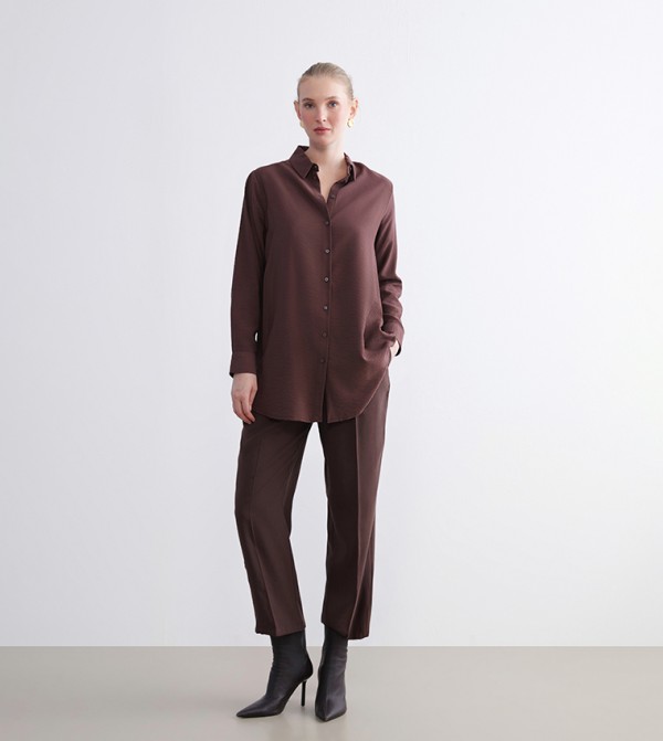 اٍل سي واي كيكي بلوزات - بني تونيكس