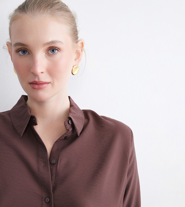 اٍل سي واي كيكي بلوزات - بني تونيكس