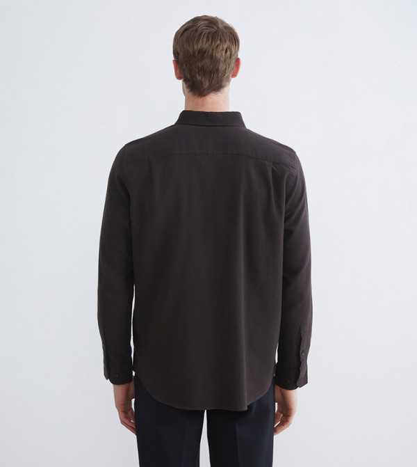 LC Waikiki Shirts - Brown Long Sleeves