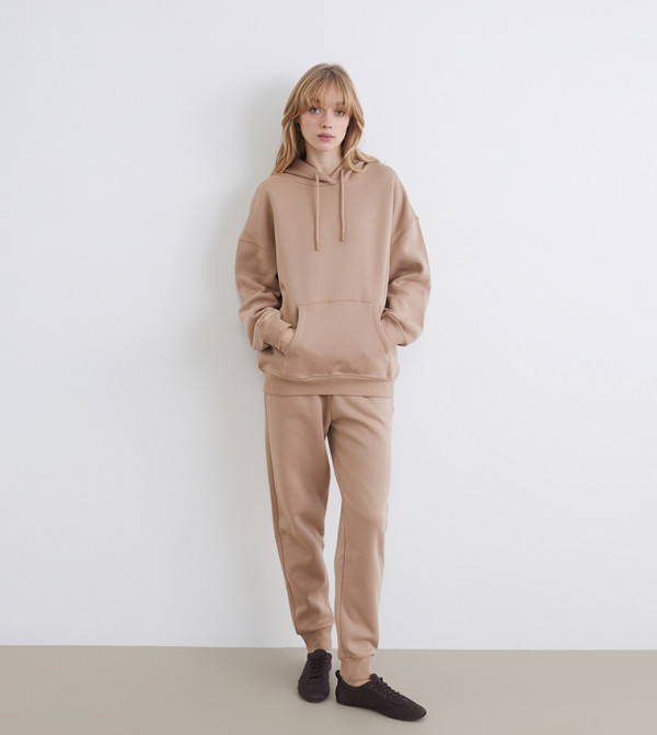 LC Waikiki  Hoodies & Sweatshirts - Taupe Sweatshirts