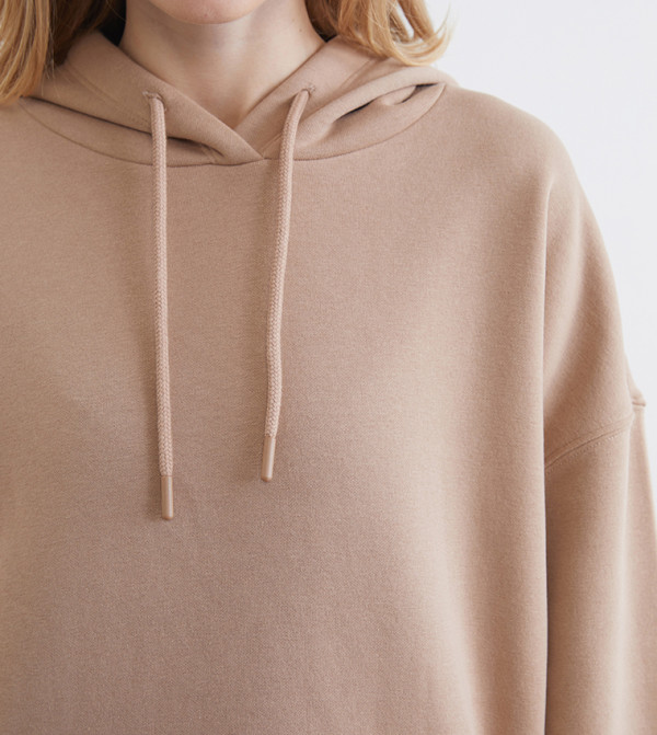 LC Waikiki  Hoodies & Sweatshirts - Taupe Sweatshirts