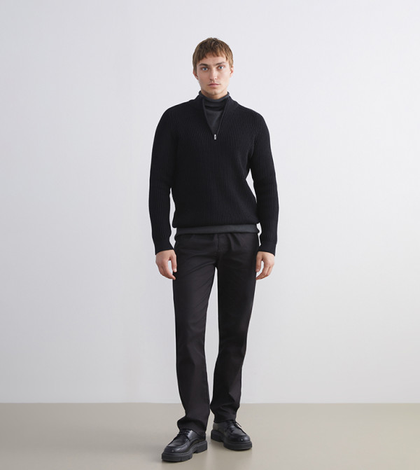 LC Waikiki Sweaters & Cardigans - Black Turtle neck Sweaters