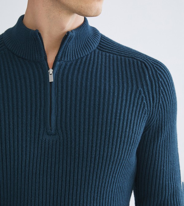 اٍل سي واي كيكي اٍل سي واي كيكي - أزرق مخضر Turtle neck Sweaters