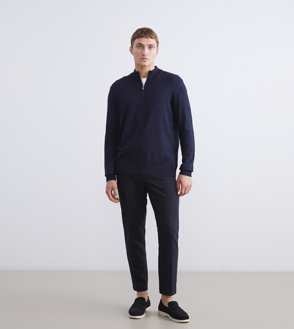 LC Waikiki  Sweaters & Cardigans - Navy Turtle neck Sweaters