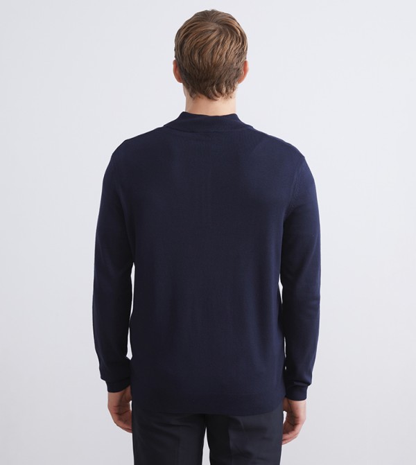 LC Waikiki  Sweaters & Cardigans - Navy Turtle neck Sweaters