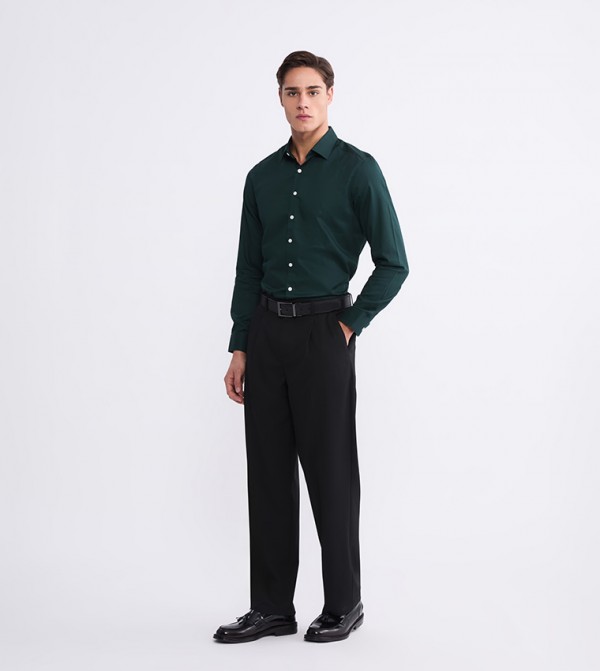 LC Waikiki  Shirts - Green Long Sleeves